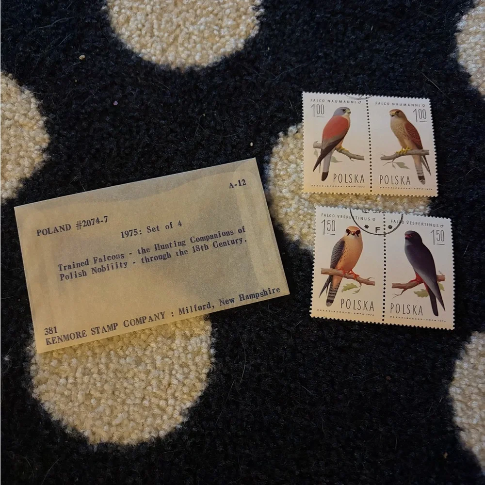 Vintage mint Poland postage stamps